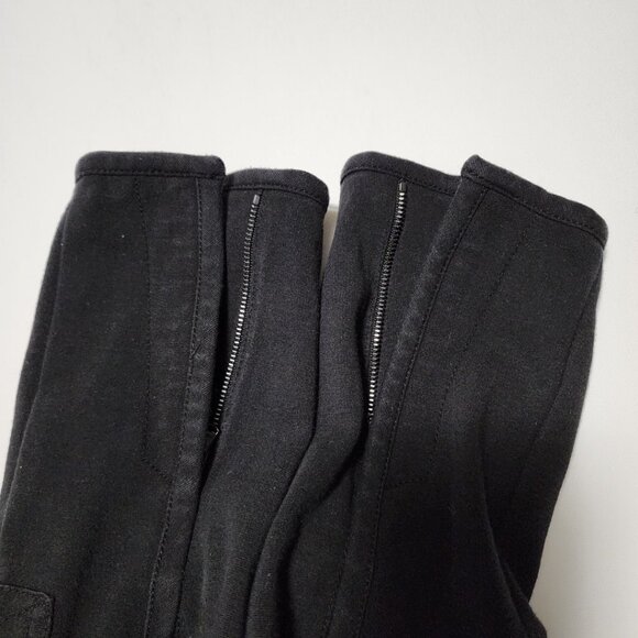 3.1 Phillip Lim Black Stretch Knit Mid Rise Skinny Ankle Pants - Picture 6 of 7